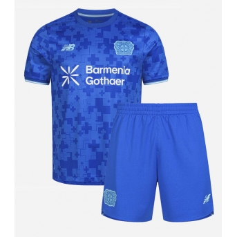 Bayer Leverkusen Maglia Gara Terza Repliche 2025-26 Bambino Maniche Corte